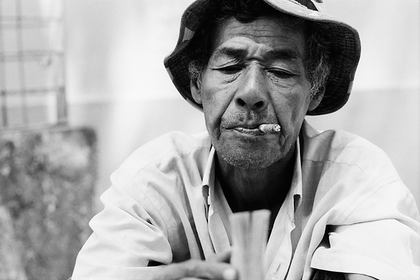 Man Smoking Cheroot (Myanmar)