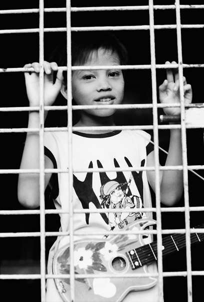 Guitar In The Cage (Myanmar)