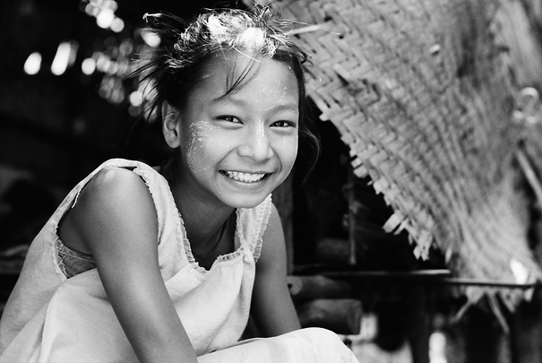 Girl doing housework