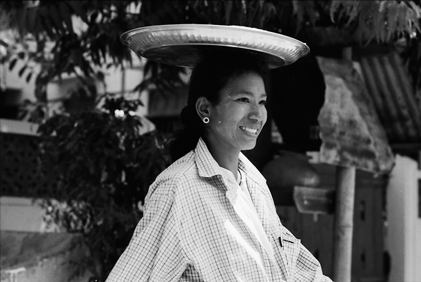 Tray On Her Head (Myanmar)