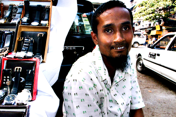 Man Selling Watches (Myanmar)