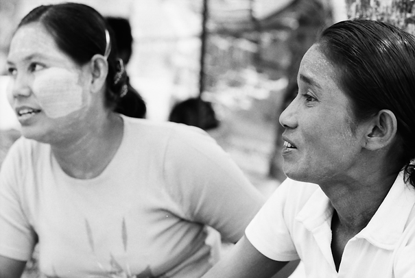 Two Women At A Stall (Myanmar)