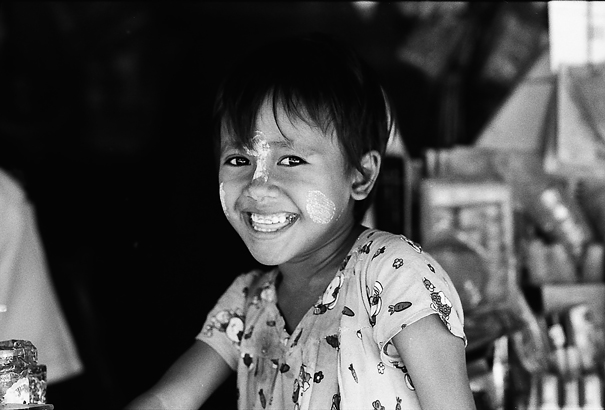 Girl In A Stall (Myanmar)