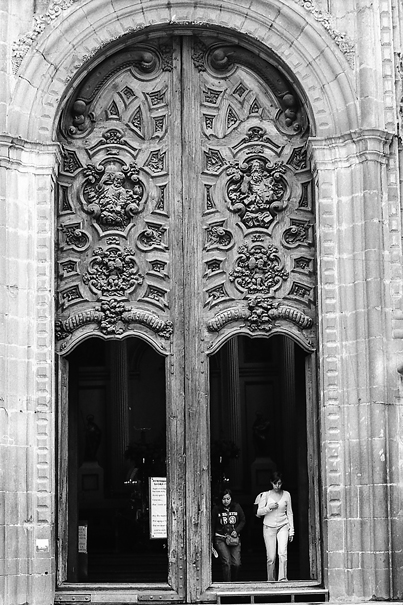 Entrance of Cathedral Metropolitana