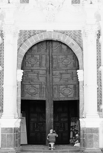 Entrance Of San José Parish Church (Mexico)