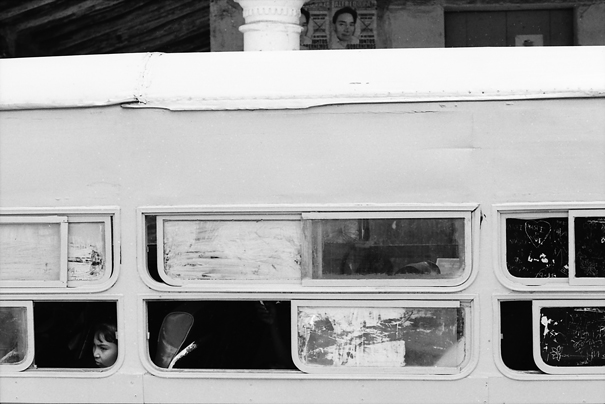 Window Of A Bus Were Opened (Mexico)