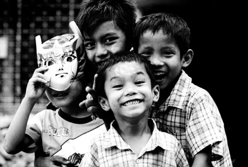 Boys getting excited