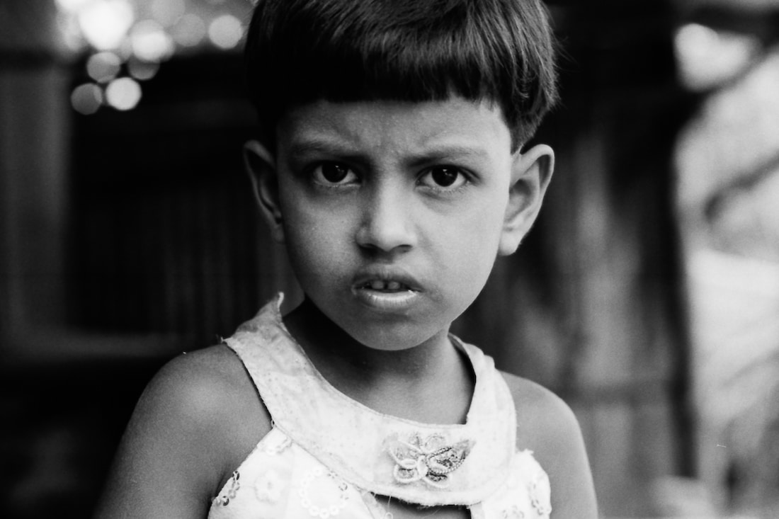 Rough look of girl