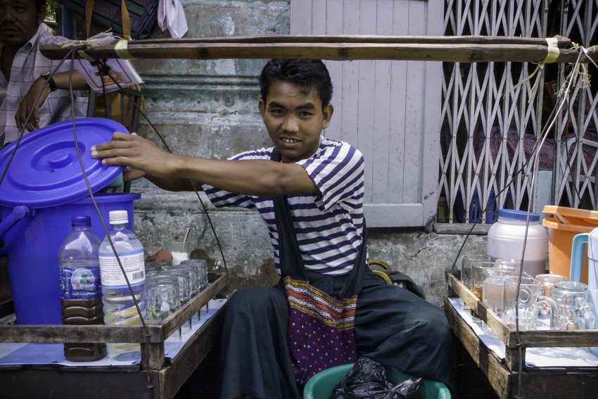 Man selling Juice