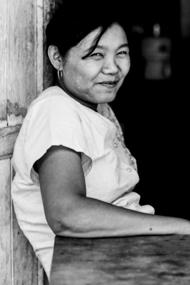 Woman smiling adorably