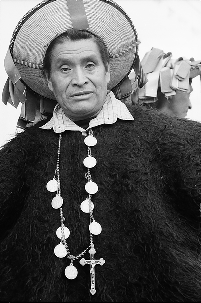 Man Wearing A Poncho-like Costume (Mexico)