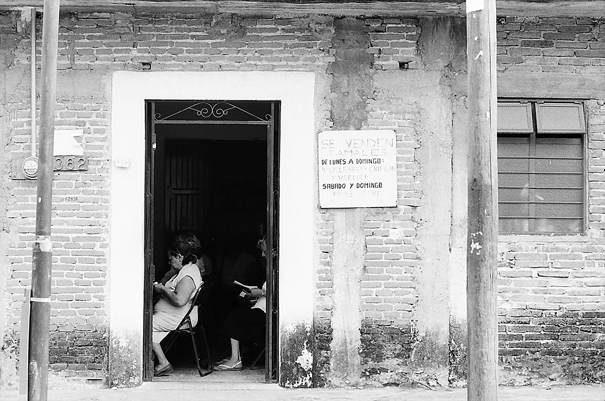 Religious Service Inside Door (Mexico)