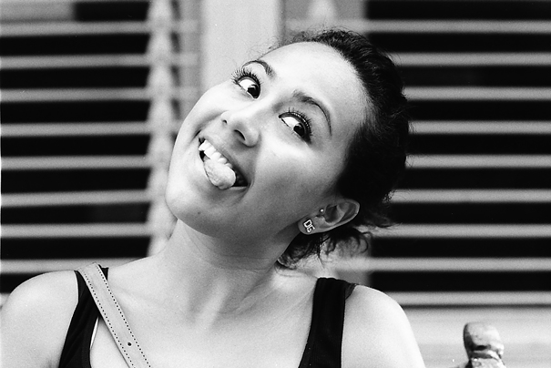 Funny Face Of A Young Woman (Mexico)
