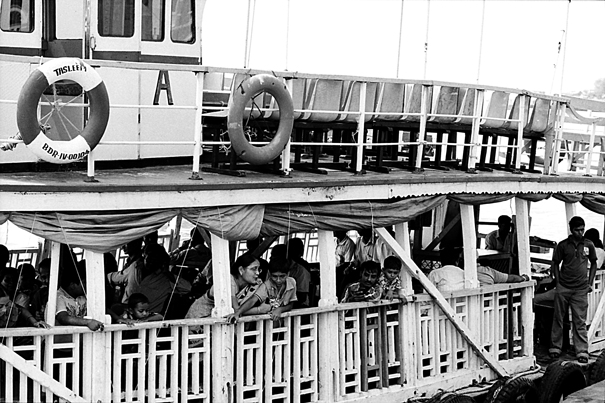 Boat Moored Near The Gate Of India (India)
