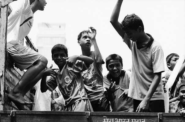 Boys On The Luggage Carrier (India)