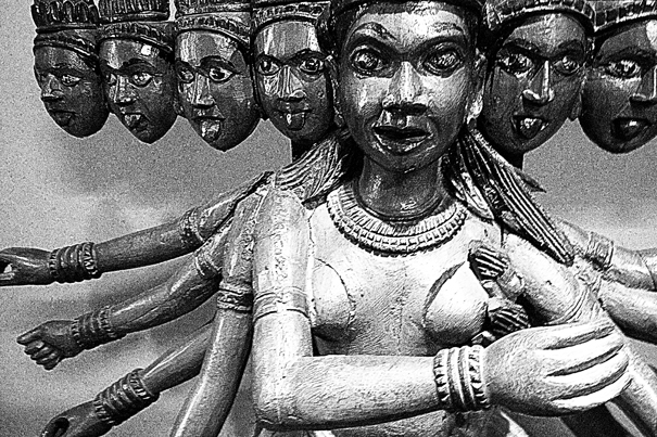 Statue With Many Faces (India)