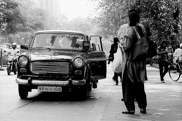 Cute Old-fashioned Taxi (India)