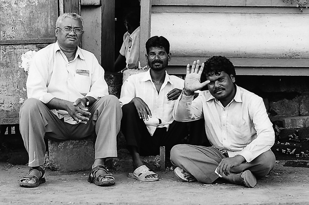 Three Men Were Now Chatting (India)