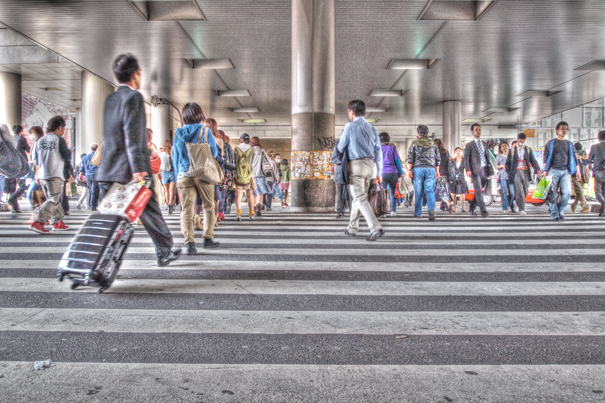 Crossing Near The Shibuya Station (Tokyo)