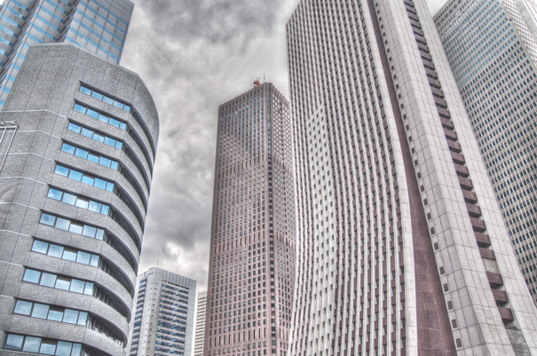 Skyscrapers In West Shinjuku (Tokyo)