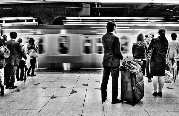 Man With A Big Bag (Tokyo)