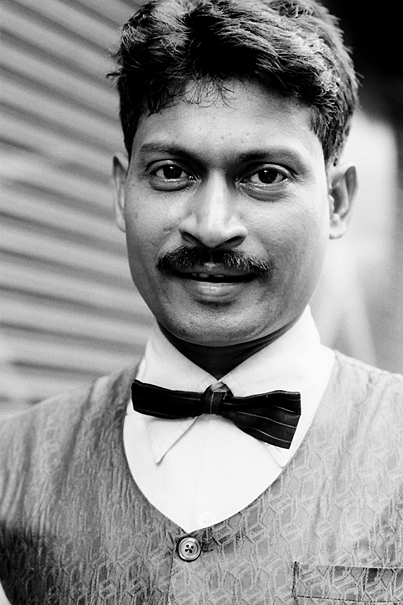 Man With A Butterfly Tie (India)