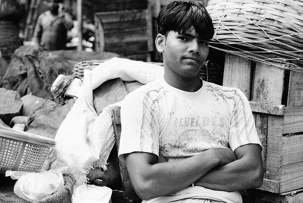 Young Man Crossing His Arms (India)