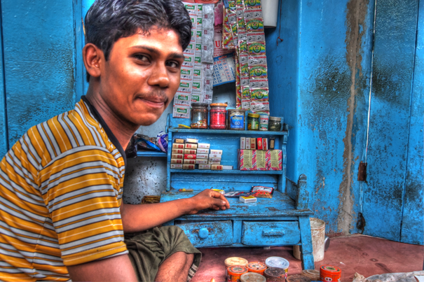 Tobacconist In A Windswept Shop (India)