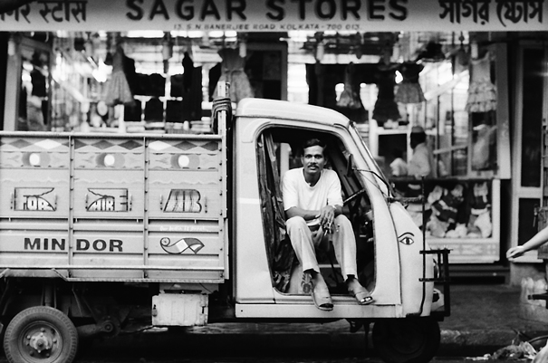 Man On The Truck With Eyes (India)