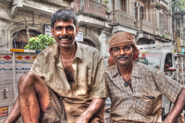 Two Workers On The Truck (India)