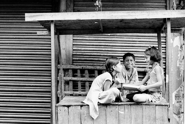 Kids Playing On The Stall (India)