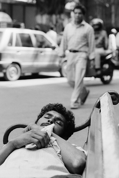 Dead Sleep On The Bench (India)