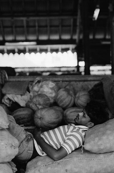 Sleeping Among Sacks (India)