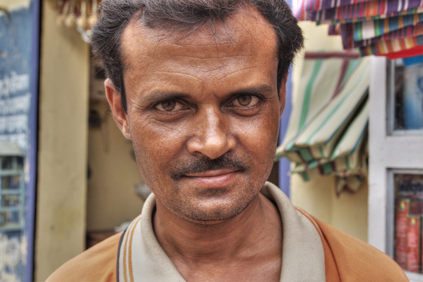 Man Casting A Sharp Glance (India)