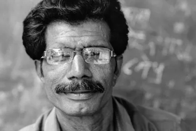 Man wearing glasses