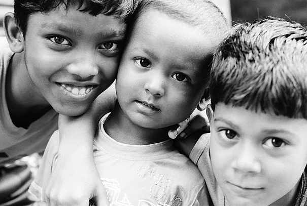 Three Boys Looking Into My Lens (India)