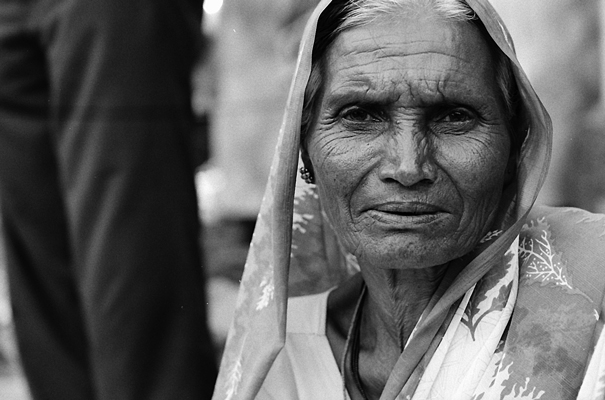 Woman Wearing A Veil (India)
