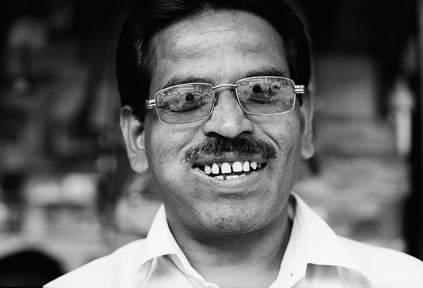 Man wearing sunglasses