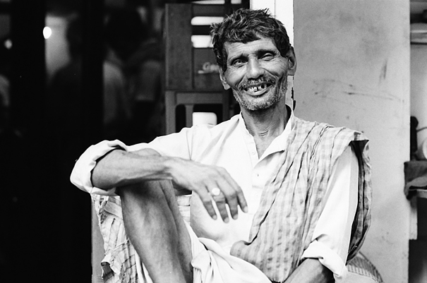 Grinning Laborer (India)