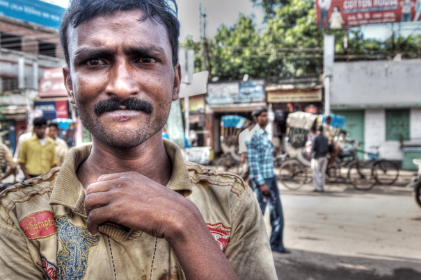 Man With A Troubled Face (India)