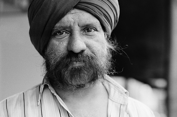 Messy Beard And Turban (India)