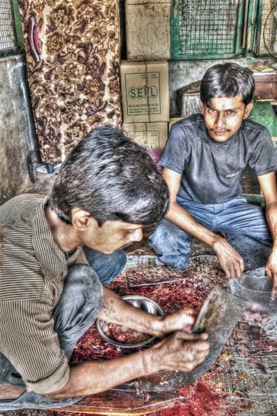 Two Men In The Butcher (India)