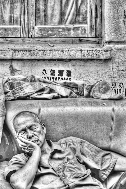 Sleeping Man On A Safa (China)