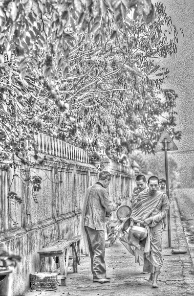 Morning Alms (Laos)