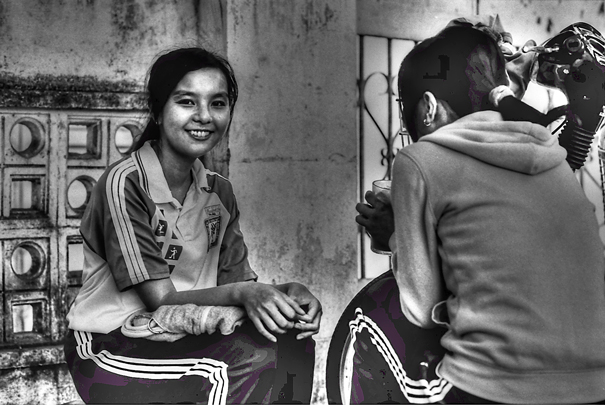 Smiling Girl In A Cafe (Vietnam)