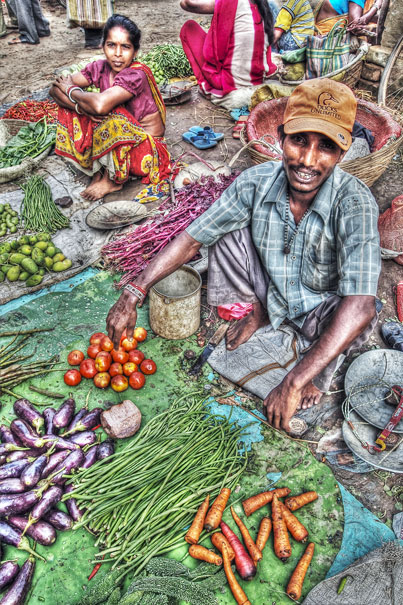 Carrots, Eggplats And Man (India)