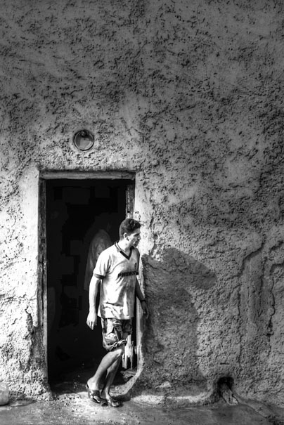 Man Coming Out From A Workshop (Morocco)