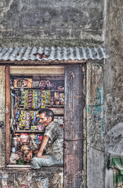 Small Shop In A Corner Of A Street (India)