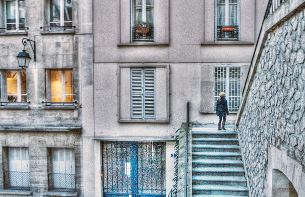 Girl On The Stairway (France)