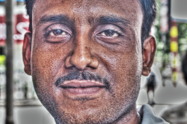 Stubbled Face (India)